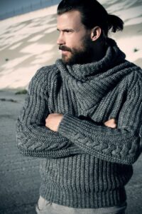 Seis Patrones para suéter Masculino 